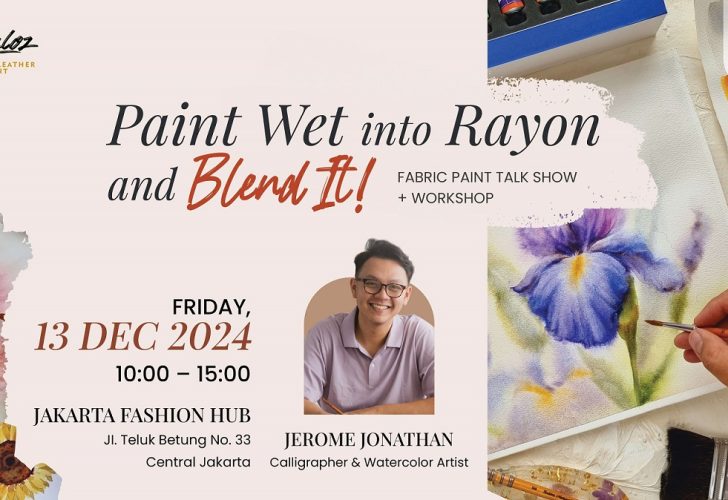 Paint Wet into Rayon and Blend It!